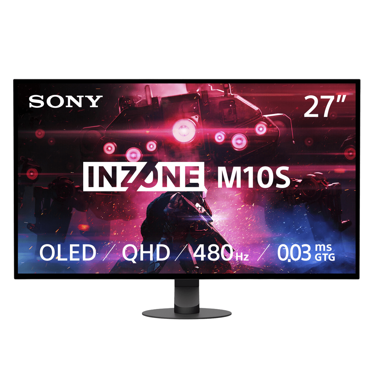 INZONE M10S | Moniteur gaming OLED QHD 0,03 ms 480 Hz de 68,58 cm (27") INZONE M10S | Moniteur gaming OLED QHD 0,03 ms 480 Hz de 68,58 cm (27")