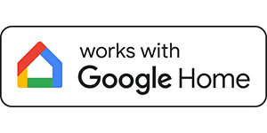 Logo's: werkt met OK Google en werkt met Alexa