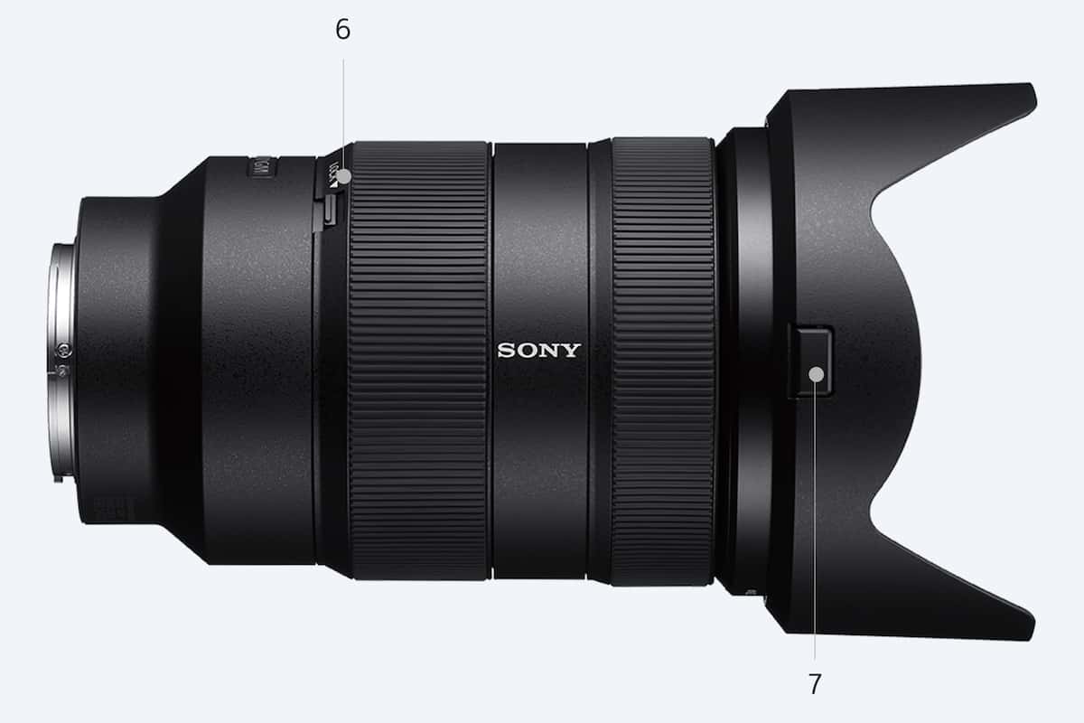 Compatible avec l'objectif Sony FE 24-70 mm F2.8